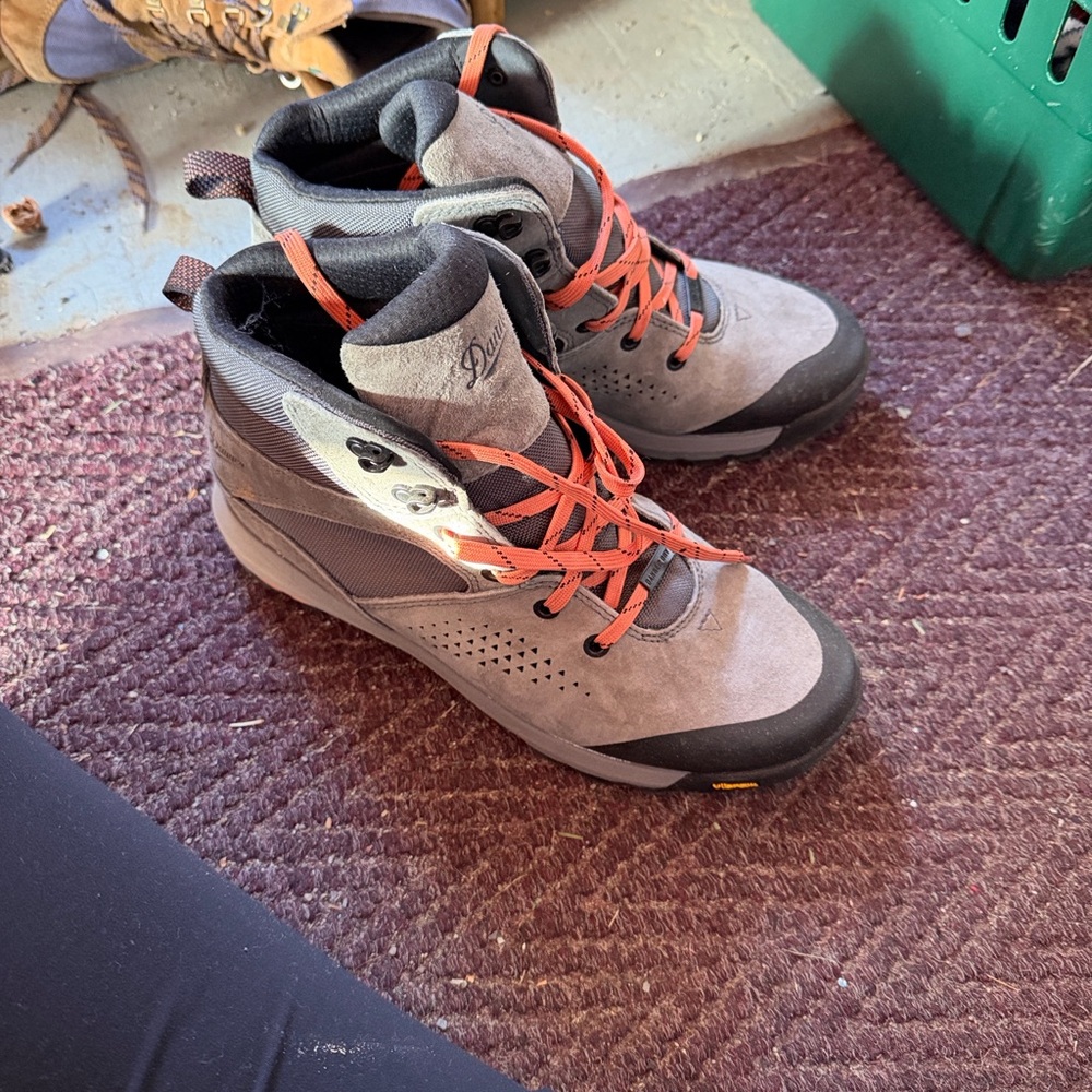 Danner Women's Shoes - Gray and Salmon